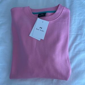 PS PAUL SMITH PINK SWEATSHIRT NEW SMALL